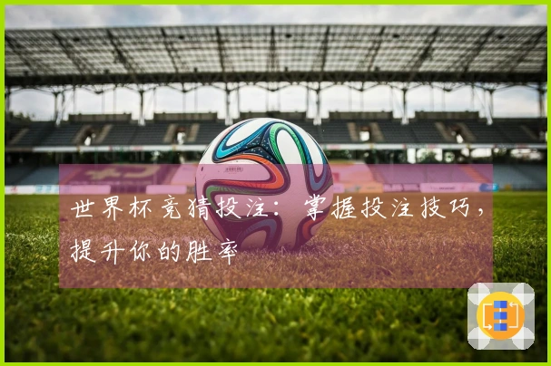 世界杯竞猜投注：掌握投注技巧，提升你的胜率